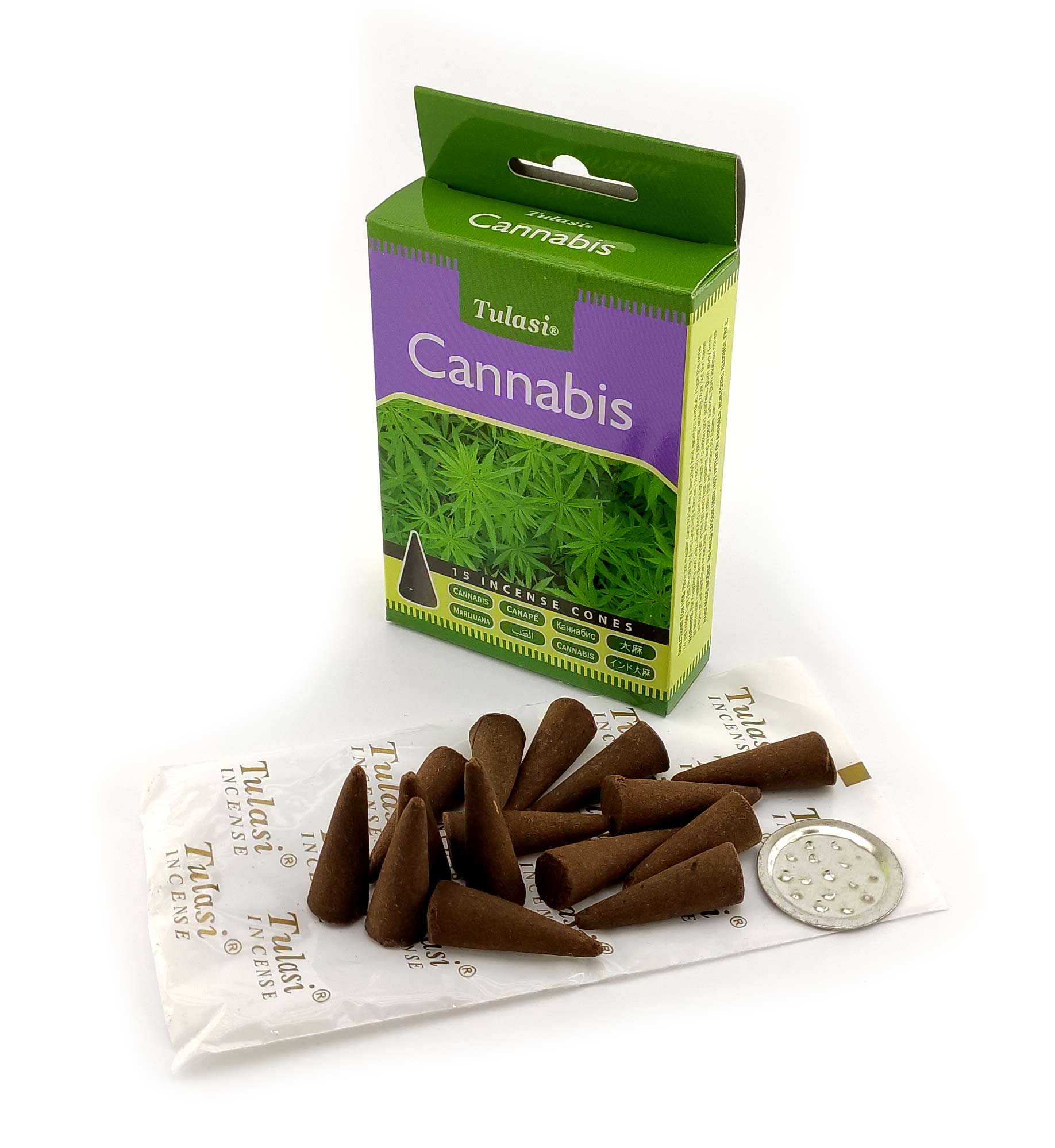 Cannabis Premium Incense Cones (Канабис)(Tulasi) Конусы Cannabis Premium Incense Cones (Канабис)(Tulasi) Конусы