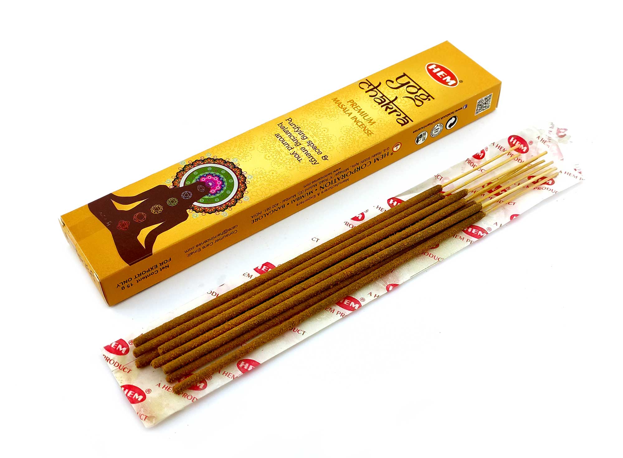 Yogа Chakra Masala 15 Gms(Йога Чакра)(Hem)(Пыльцовое благовоние) Yogа Chakra Masala 15 Gms(Йога Чакра)(Hem)(Пыльцовое благовоние)