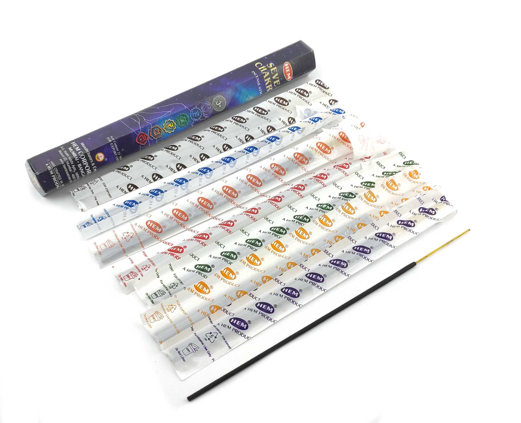 Seven Chakras Семь чакр (Hem) шестигранник Seven Chakras Семь чакр (Hem) шестигранник