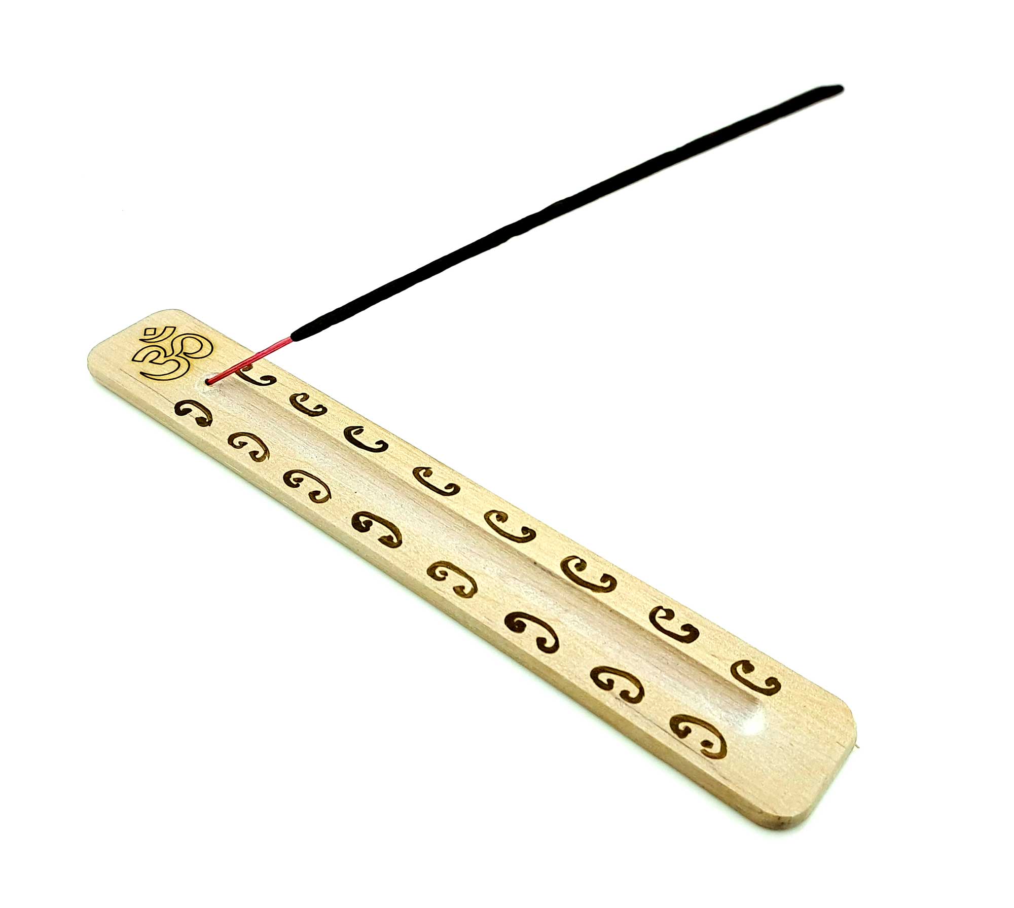 Подставка под благовония Слоновая кость, с рисунком (260х40х7 мм), массив дерева. Подставка под благовония Слоновая кость, с рисунком (260х40х7 мм), массив дерева.