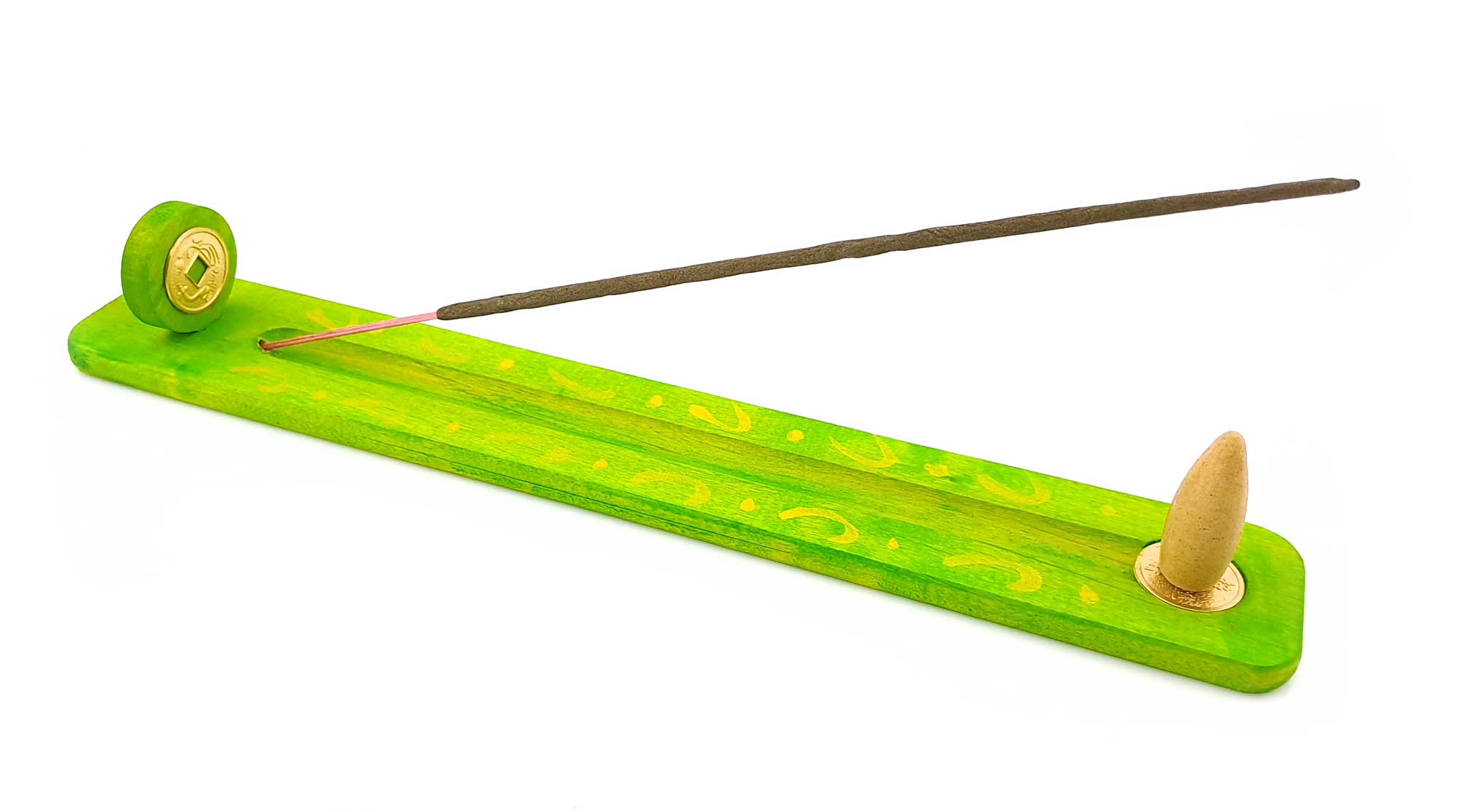 Подставка под благовония ,многофункциональная Киви, с рисунком (260х40х7 мм), массив дерева. Подставка под благовония ,многофункциональная Киви, с рисунком (260х40х7 мм), массив дерева.