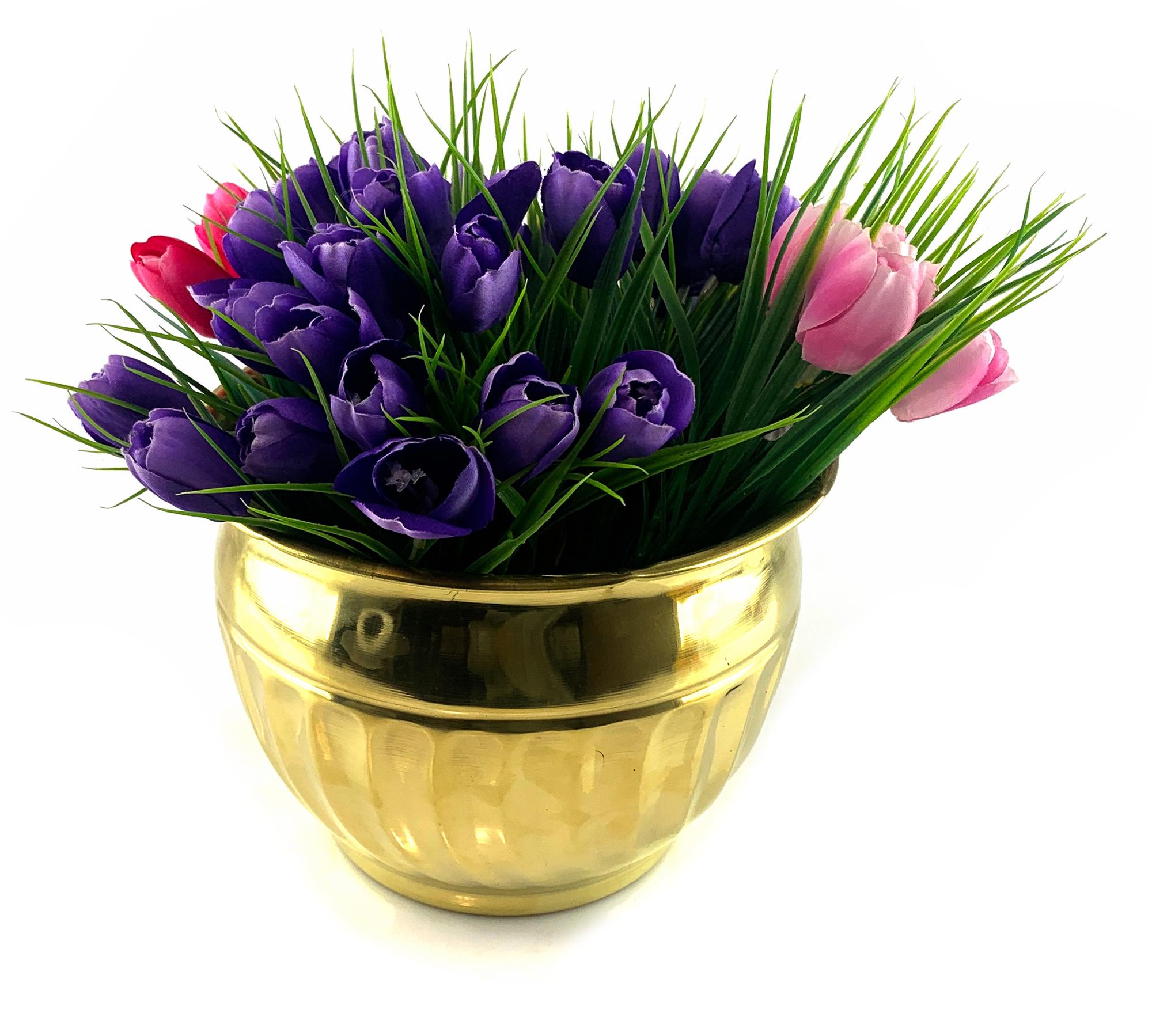 Кашпо « Золотистая Роскошь» ( 15х 21 см) Кашпо « Золотистая Роскошь» ( 15х 21 см)