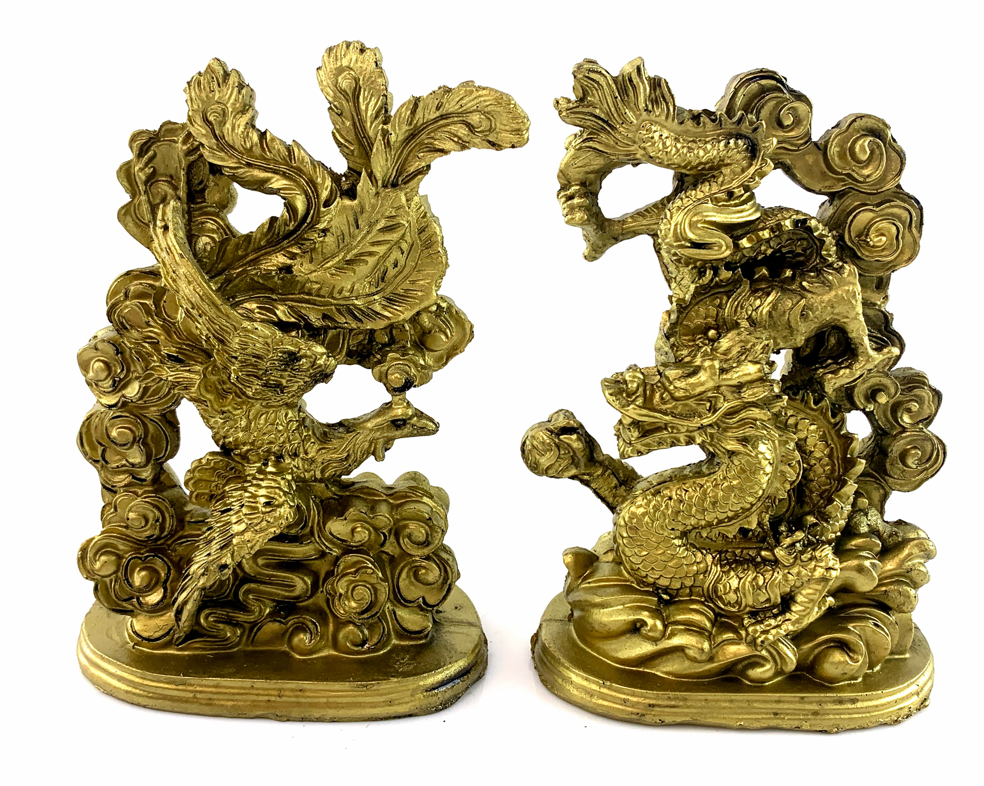 Дракон и Феникс каменная крошка (дракон 14х1х5,5 см,феникс 14,5х9х5,5 см) Дракон и Феникс каменная крошка (дракон 14х1х5,5 см,феникс 14,5х9х5,5 см)