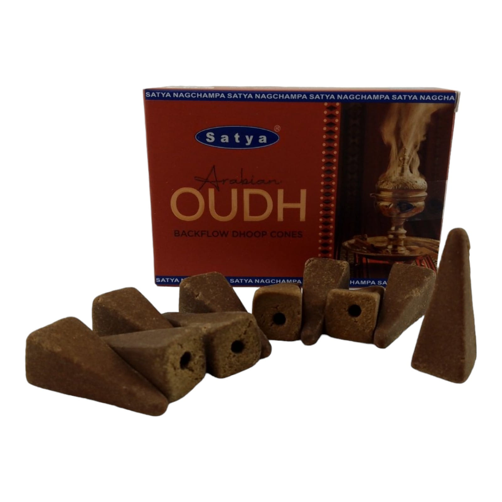Arabian Oudh Backflow Dhoop Cone (Satya) 10 конусов в упаковке Arabian Oudh Backflow Dhoop Cone (Satya) 10 конусов в упаковке