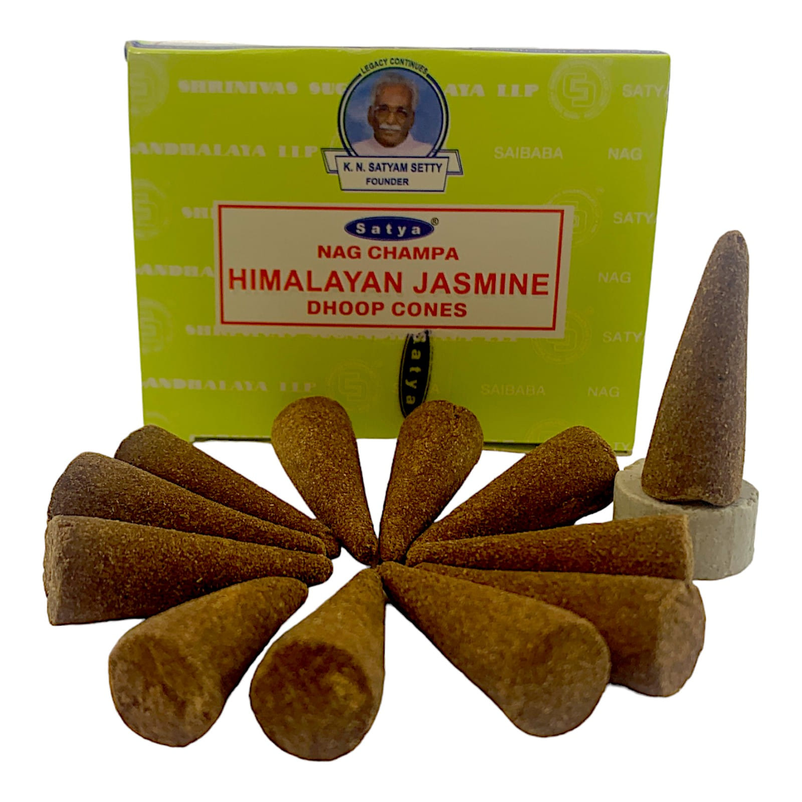 Himalaya Jasmine Dhoop Cone (Гималайский Жасмин)(Satya) 12 конусов в упаковке Himalaya Jasmine Dhoop Cone (Гималайский Жасмин)(Satya) 12 конусов в упаковке