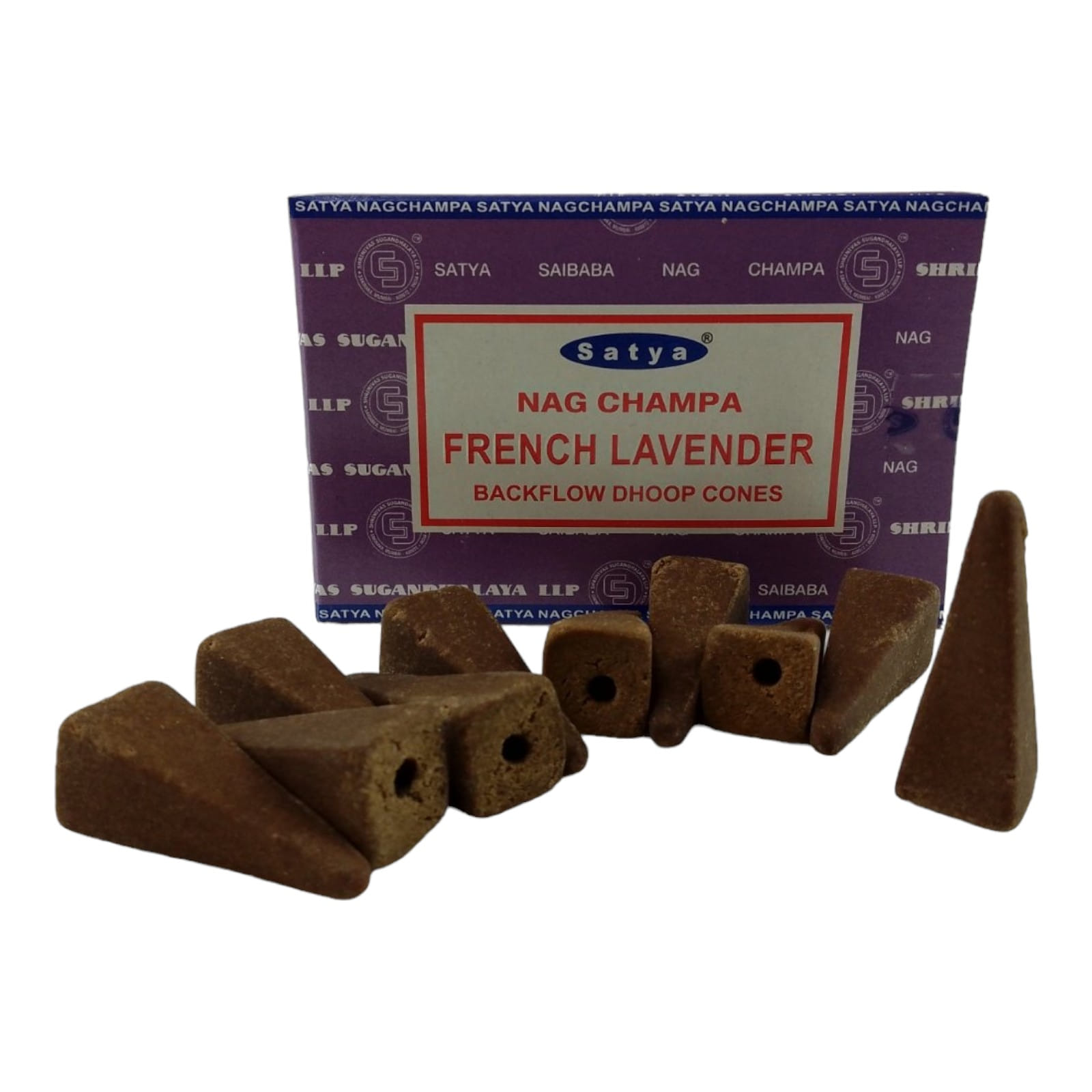 French Lavender Backflow Cones (Французская Лаванда)(Satya) 10 конусов в упаковке French Lavender Backflow Cones (Французская Лаванда)(Satya) 10 конусов в упаковке