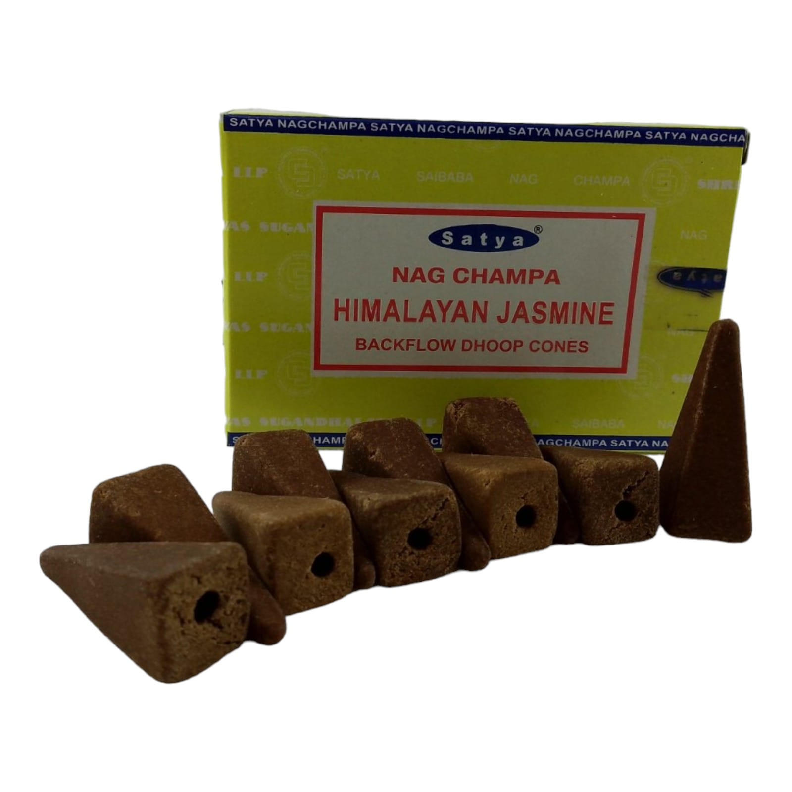 Himalaya Jasmine Backflow Cones (Гималайский Жасмин)(Satya) 10 конусов в упаковке Himalaya Jasmine Backflow Cones (Гималайский Жасмин)(Satya) 10 конусов в упаковке