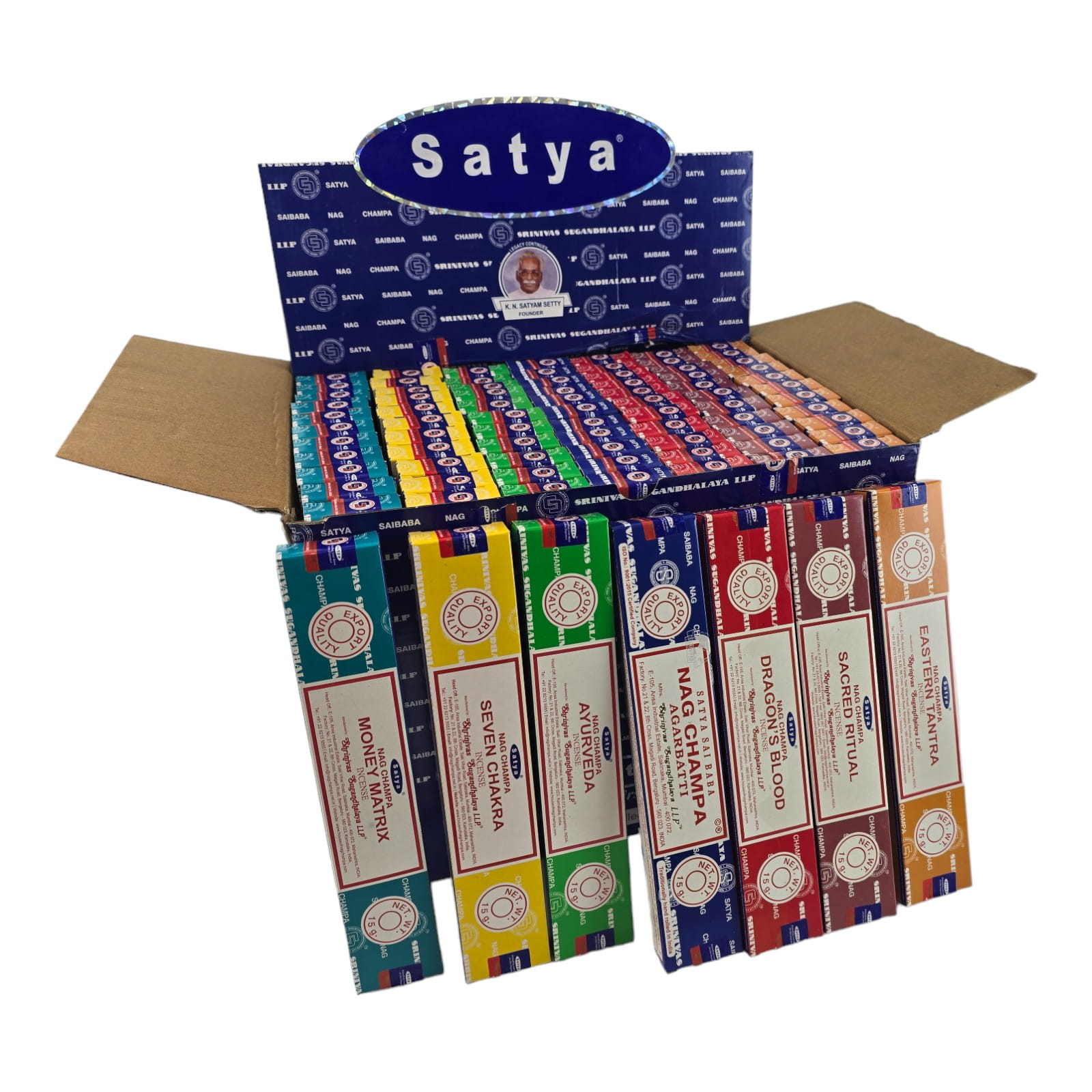 Благовония набор VFM Series - 1 (7 видов по 12 шт итого 84 шт)(15 gm)(Satya) пыльцовое благовоние Благовония набор VFM Series - 1 (7 видов по 12 шт итого 84 шт)(15 gm)(Satya) пыльцовое благовоние