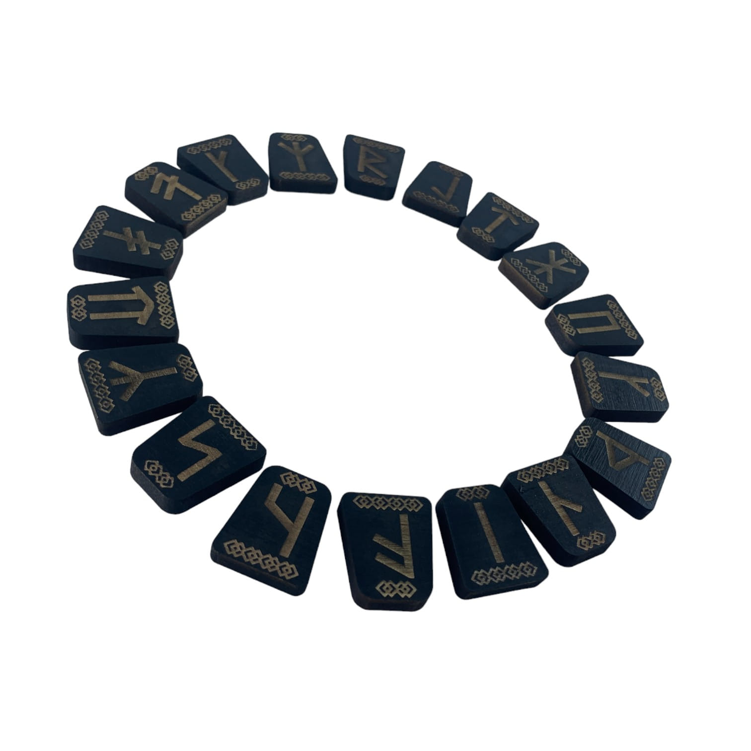 Руны Славянские темные, 18 рун (2,9×2,4×0,7 см) , массив дерева Руны Славянские темные, 18 рун (2,9×2,4×0,7 см) , массив дерева