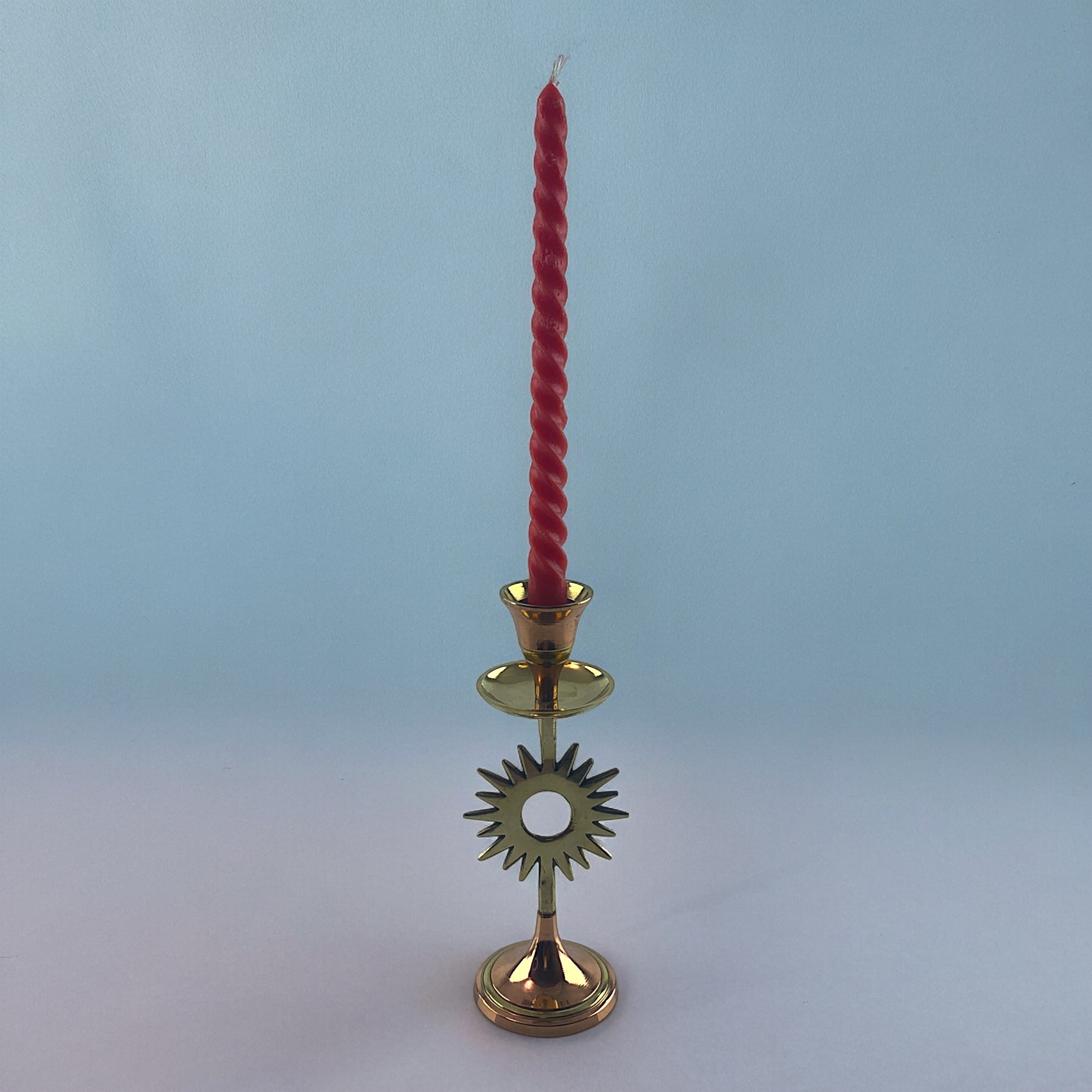 Подсвечник Солнце латунь с медью ( 16,5х 5,7х 3,5 см) Подсвечник Солнце латунь с медью ( 16,5х 5,7х 3,5 см)