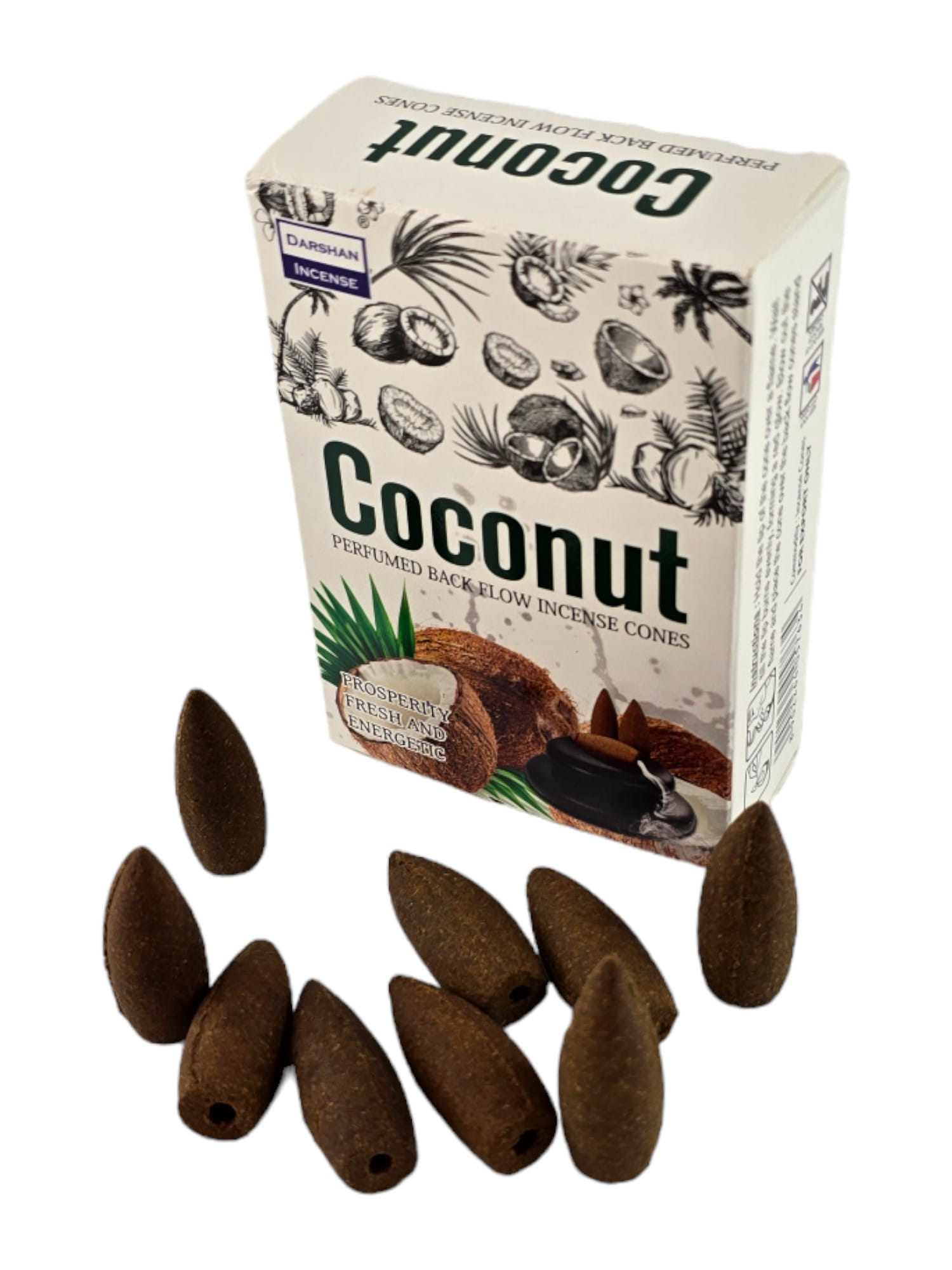 Coconut BackFlow Cones (Кокос)(Darshan) конусы с обратным потоком Coconut BackFlow Cones (Кокос)(Darshan) конусы с обратным потоком