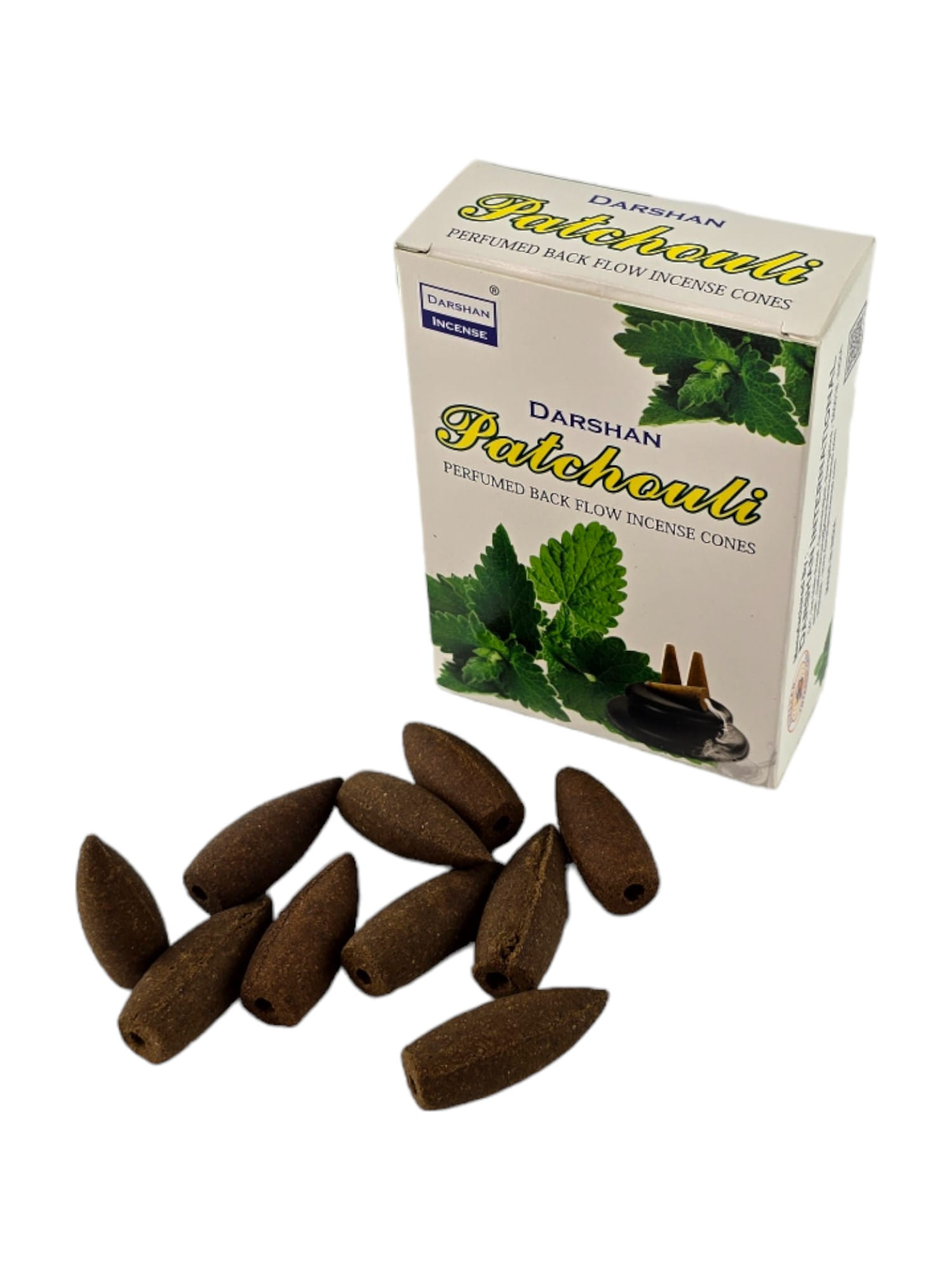 Patchouli BackFlow Cones (Пачули)(Darshan) конусы с обратным потоком Patchouli BackFlow Cones (Пачули)(Darshan) конусы с обратным потоком