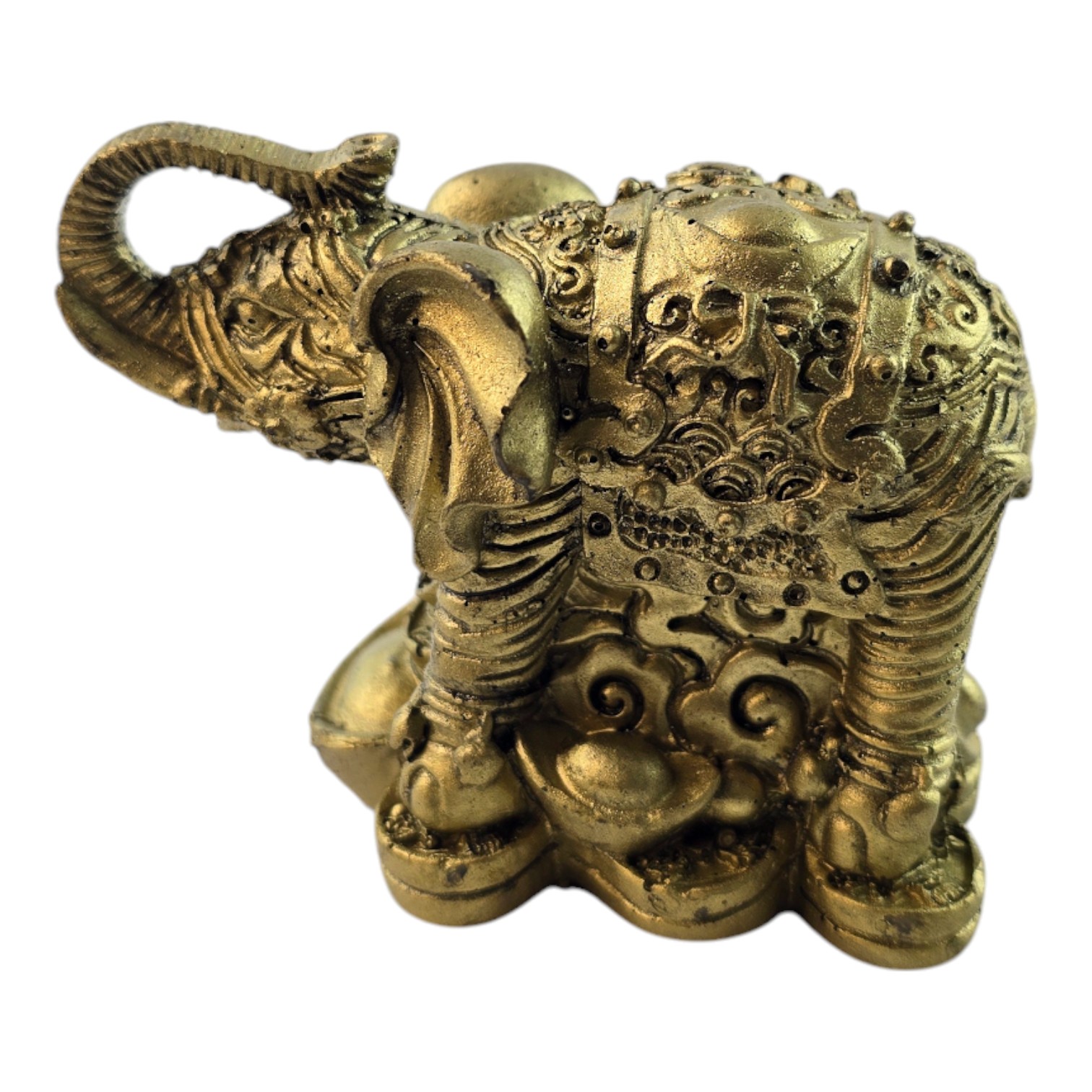 Слон на монетах Бронзовое богатство (6х4,5х8 см) Слон на монетах Бронзовое богатство (6х4,5х8 см)