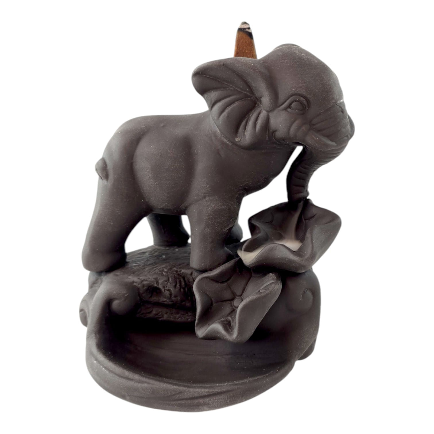 Подставка под благовония Back Flow Слон на камне (11,5х9,5х14,5 см) Подставка под благовония Back Flow Слон на камне (11,5х9,5х14,5 см)