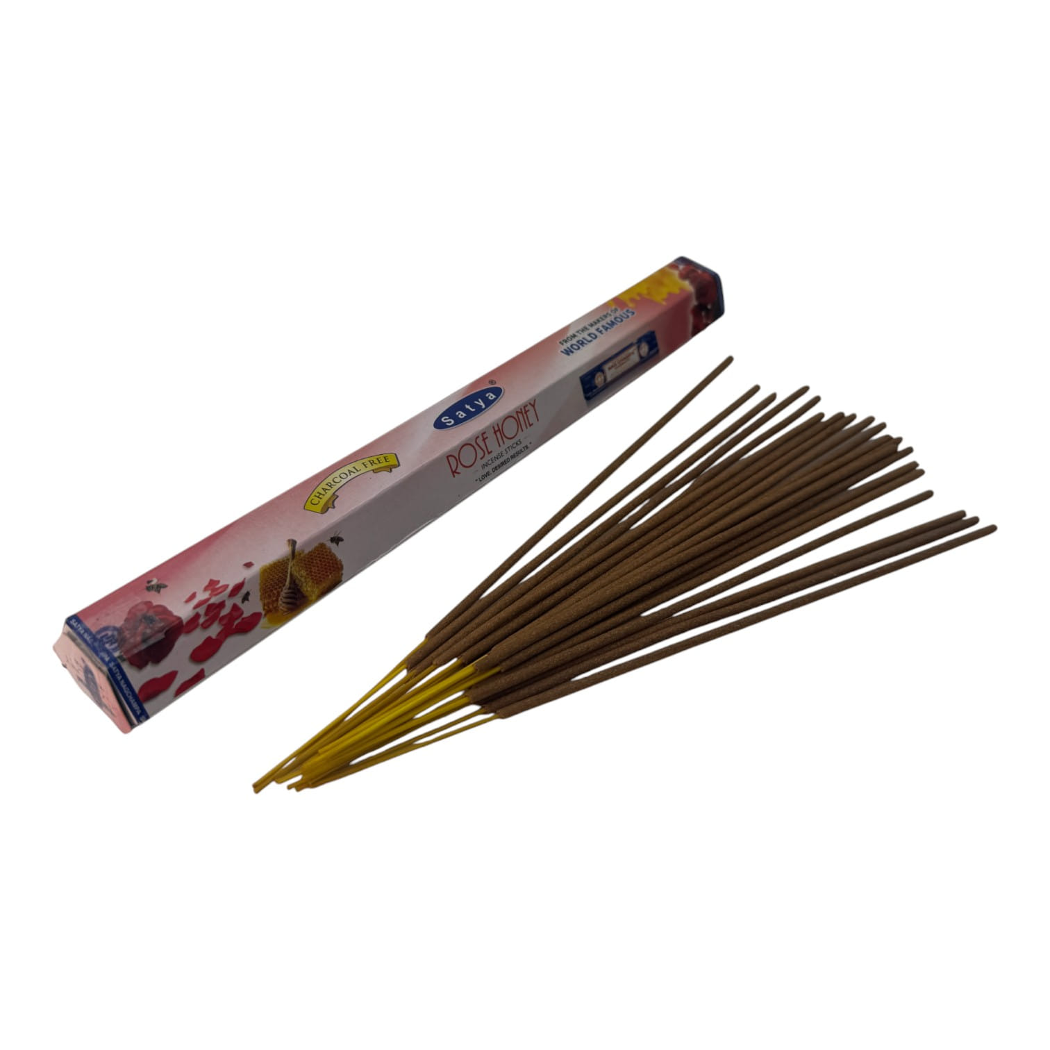 Rose Honey (Роза и Мёд) (Satya) пыльцовые благовония шестигранник Rose Honey (Роза и Мёд) (Satya) пыльцовые благовония шестигранник