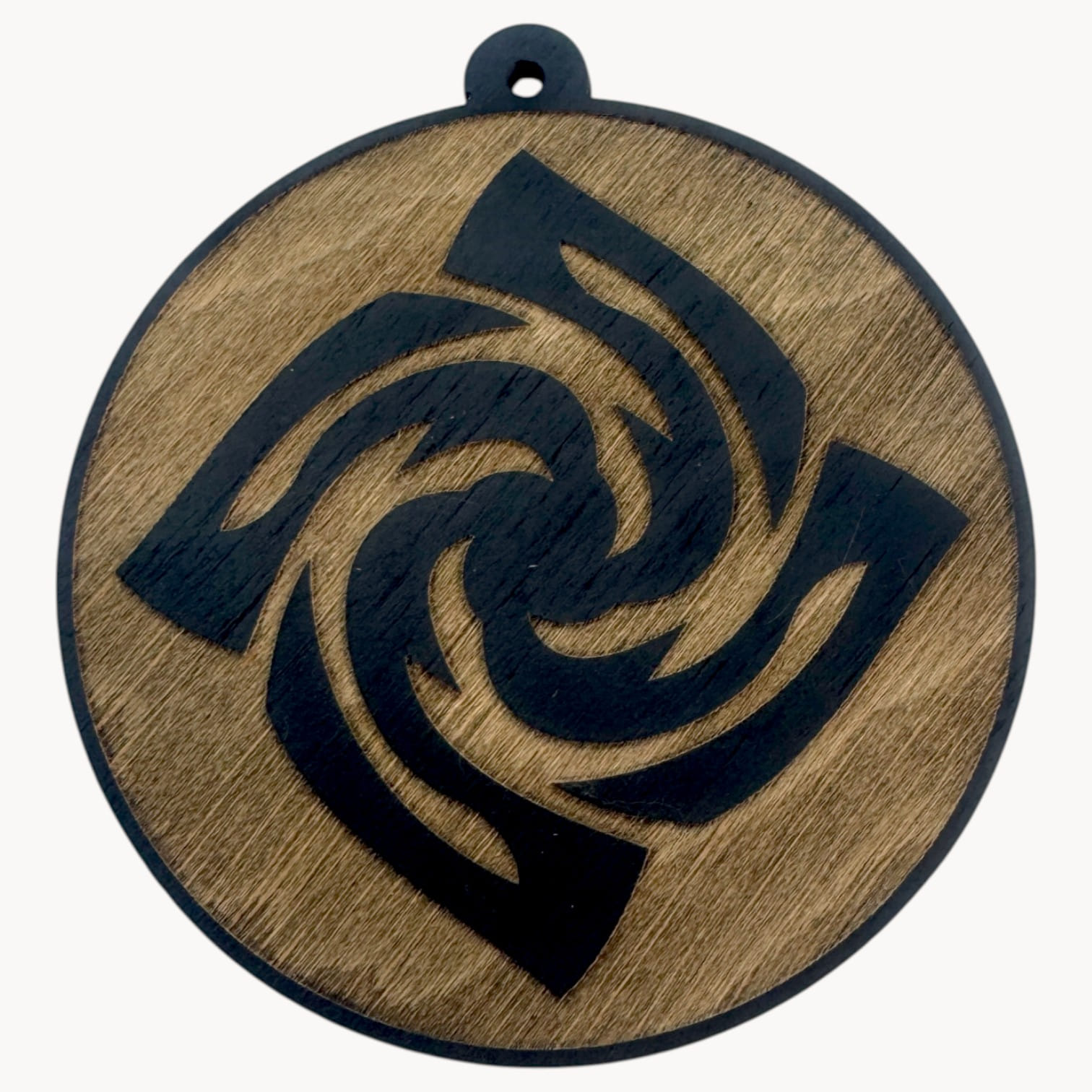 Оберег Знич,темный (d-9 см) дерево Оберег Знич,темный (d-9 см) дерево