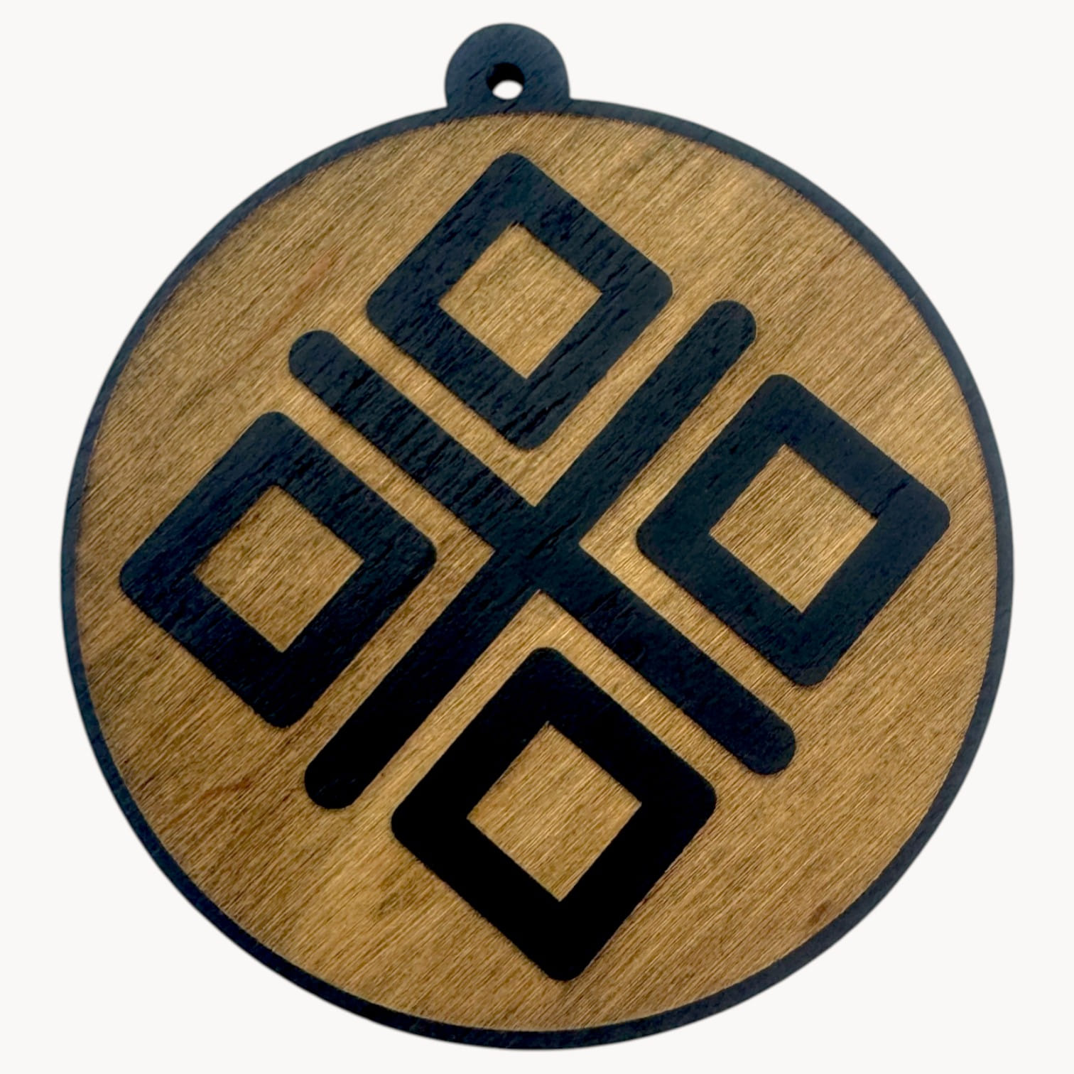 Оберег Макошь,темный (d-9 см) дерево. Оберег Макошь,темный (d-9 см) дерево.