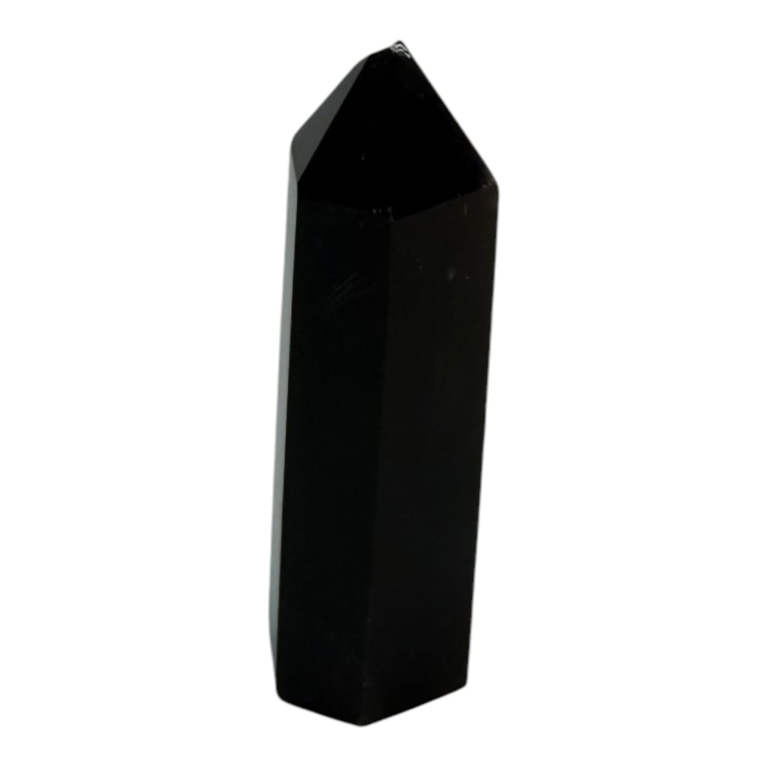 УЦЕНКА Кристалл обсидиана в форме башни (полированный, высота 7.5 см) УЦЕНКА Кристалл обсидиана в форме башни (полированный, высота 7.5 см)