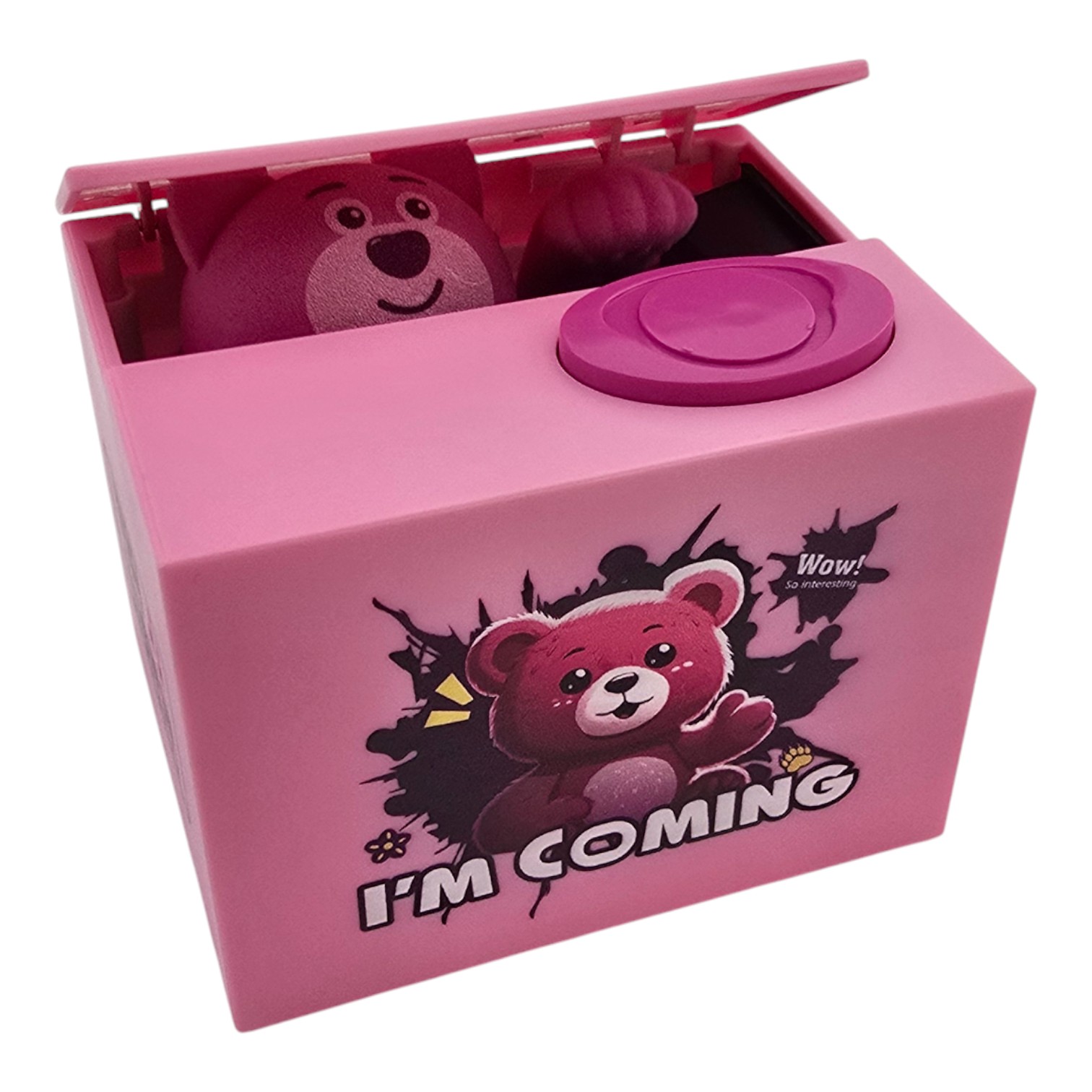 Интерактивная копилка Медвежонок на батарейках (12 х 10 х 9 см) Интерактивная копилка Медвежонок на батарейках (12 х 10 х 9 см)