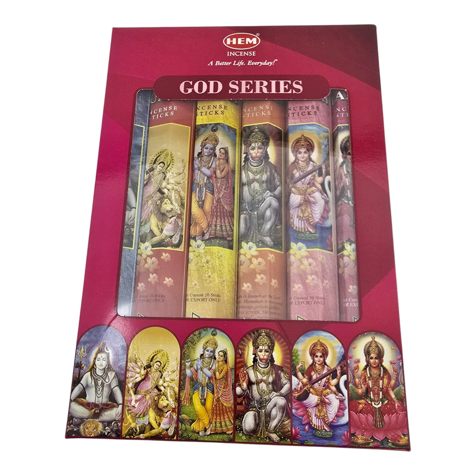 God Series 6 In 1 Hexa Gift Pack Подарочный набор Божественная серия, 6 ароматов, палочки по 20 шт God Series 6 In 1 Hexa Gift Pack Подарочный набор Божественная серия, 6 ароматов, палочки по 20 шт