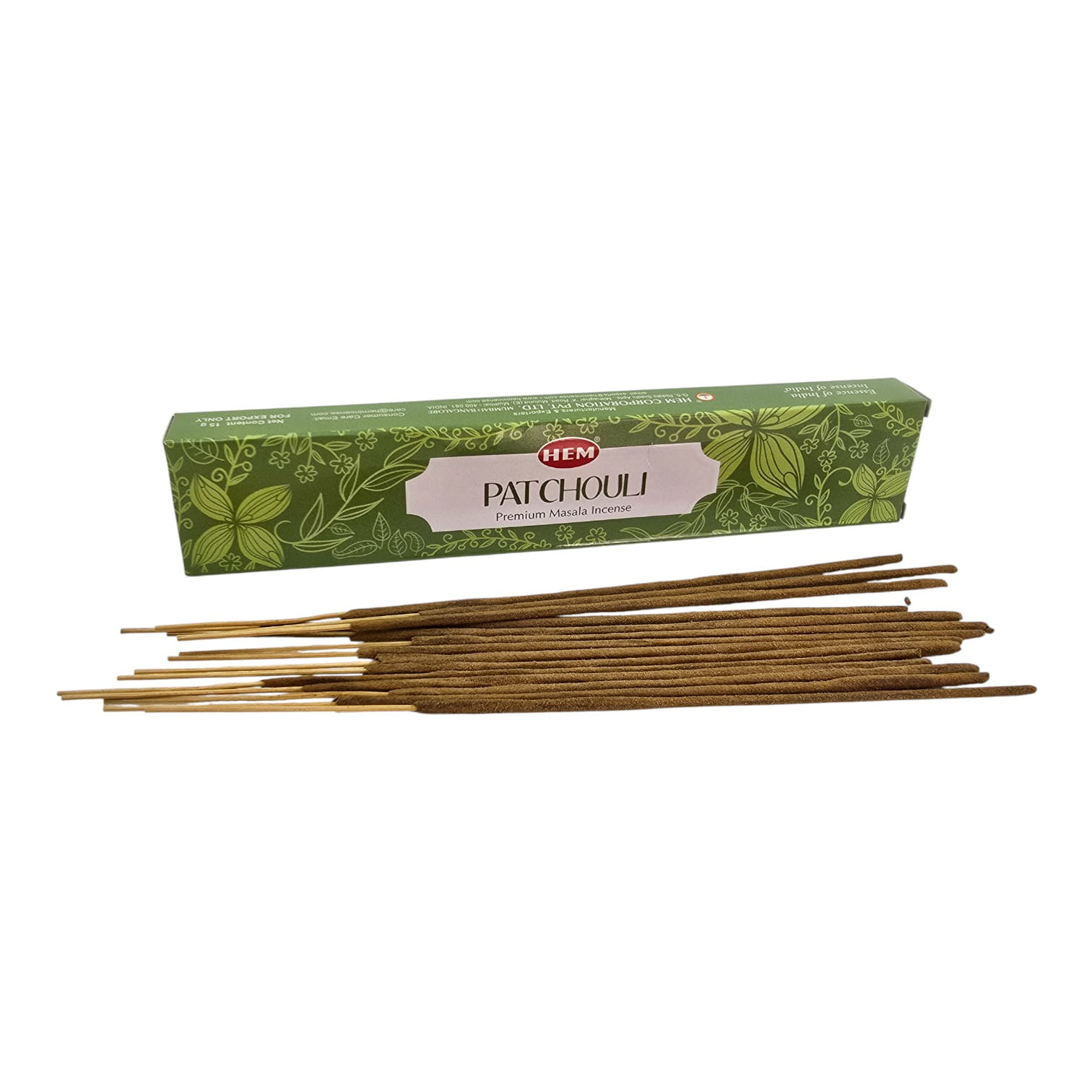 Patchouli Masala 15 Gms (Пачули)(Hem)(Пыльцовое благовоние) Patchouli Masala 15 Gms (Пачули)(Hem)(Пыльцовое благовоние)