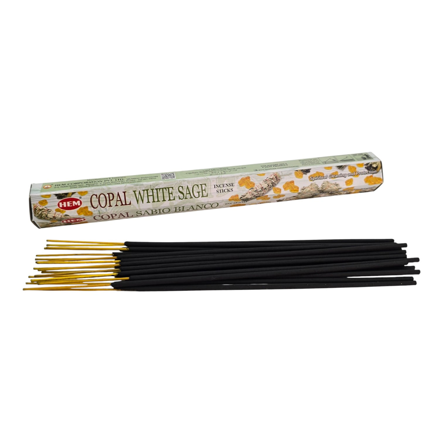 Copal White Sage (Янтарь и Белый Шалфей)(Hem) шестигранник Copal White Sage (Янтарь и Белый Шалфей)(Hem) шестигранник