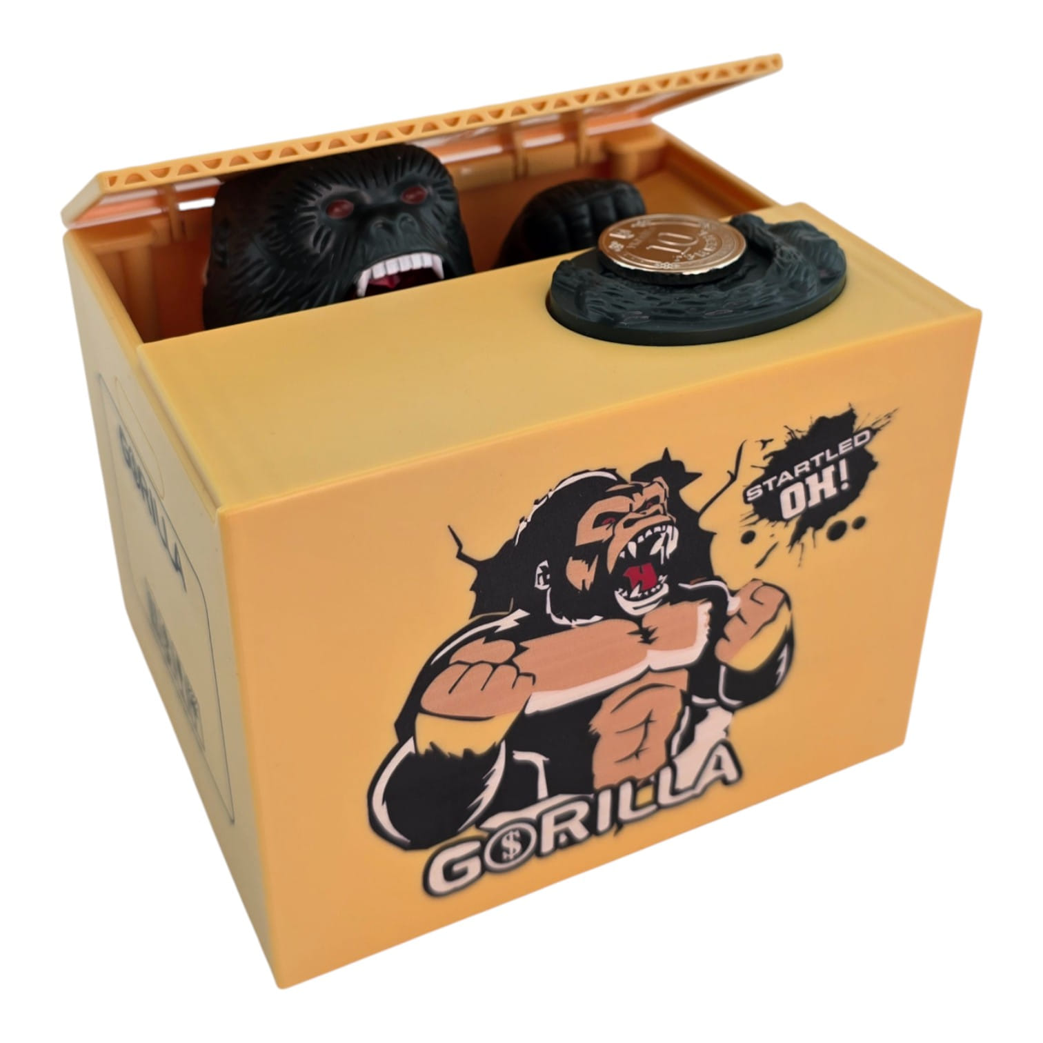 Интерактивная копилка Горилла на батарейках (12 х 10 х 9 см) Интерактивная копилка Горилла на батарейках (12 х 10 х 9 см)
