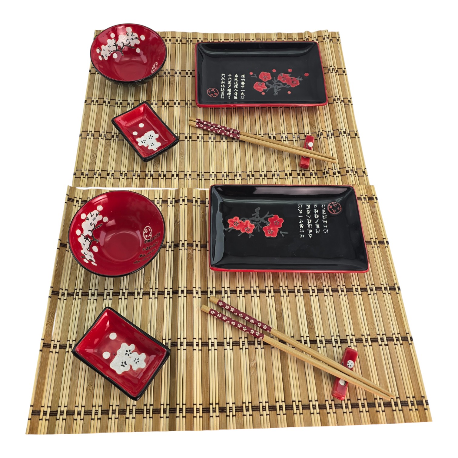 Сервиз для суши Ветвь Сакуры (2 персоны)(39х27,5х5,5 см) Сервиз для суши Ветвь Сакуры (2 персоны)(39х27,5х5,5 см)