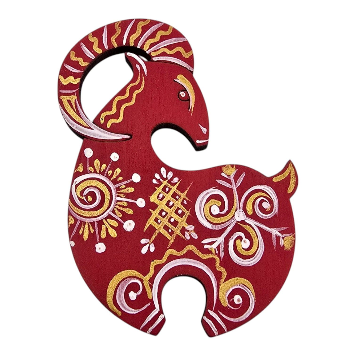 Магнит Писанка-Коза (70х70х4 мм). Магнит Писанка-Коза (70х70х4 мм).