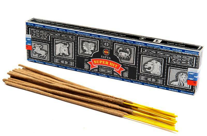 Super hit (Супер Хит)(40 gms) (Satya) пыльцовое благовоние Super hit (Супер Хит)(40 gms) (Satya) пыльцовое благовоние