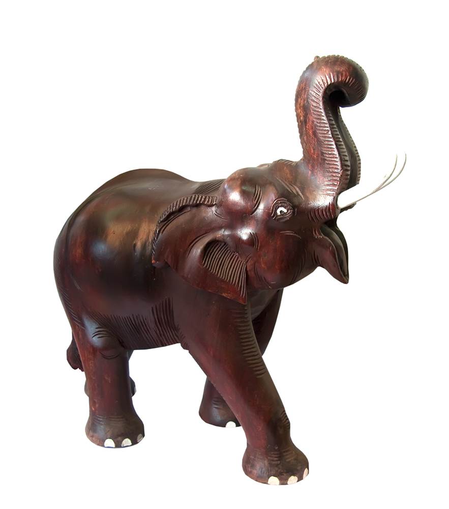 Слон деревянный резной (50х50х24 см) Слон деревянный резной (50х50х24 см)