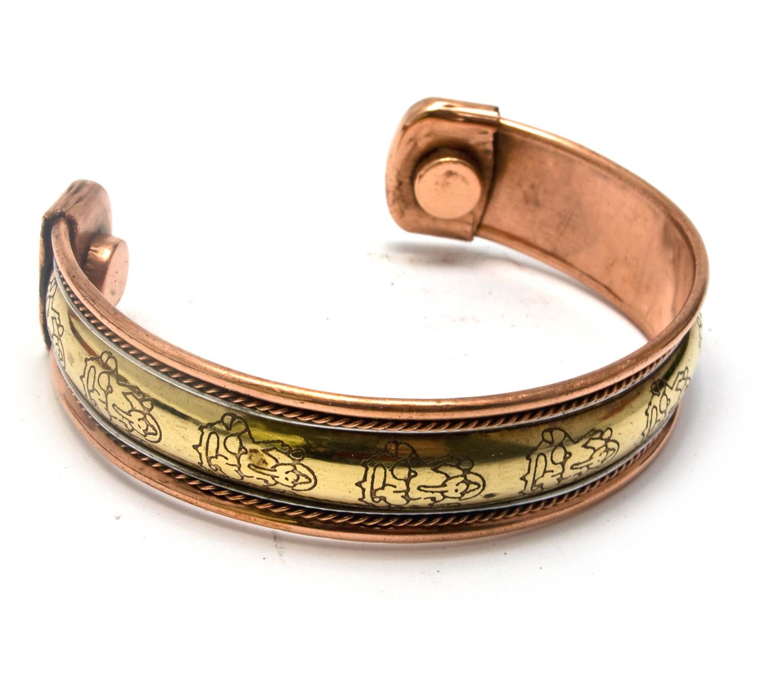 Браслет медный с магнитами Ганеш (№2) Браслет медный с магнитами Ганеш (№2)