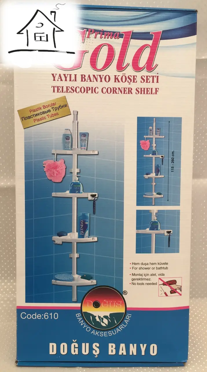 Полка угловая в ванную Dogus Полка угловая в ванную Dogus