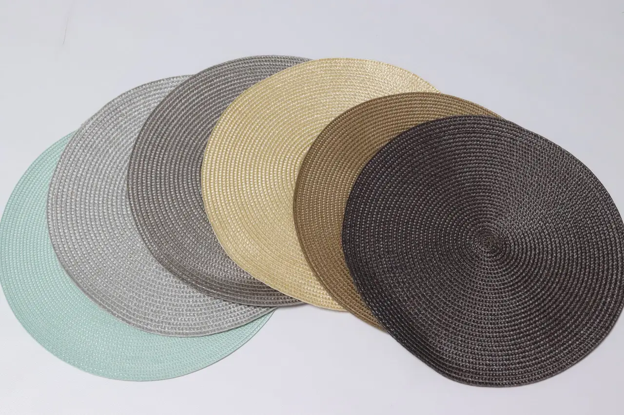 Сервировочные коврики круглые ( набор 6 шт одного цвета) Сервировочные коврики круглые ( набор 6 шт одного цвета)