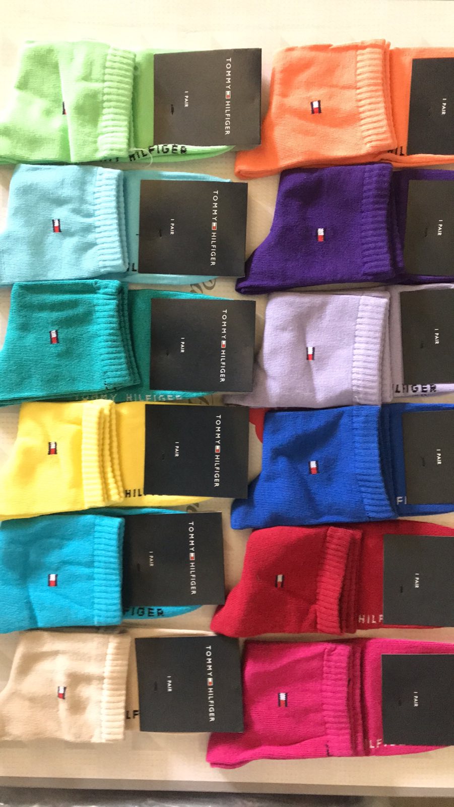 Носки Томми средние женские 36-40 в ярком ассорти Носки Томми средние женские 36-40 в ярком ассорти