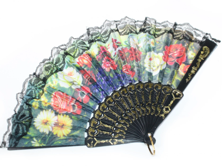 Веер пластмассовый 23см Веер пластмассовый 23см