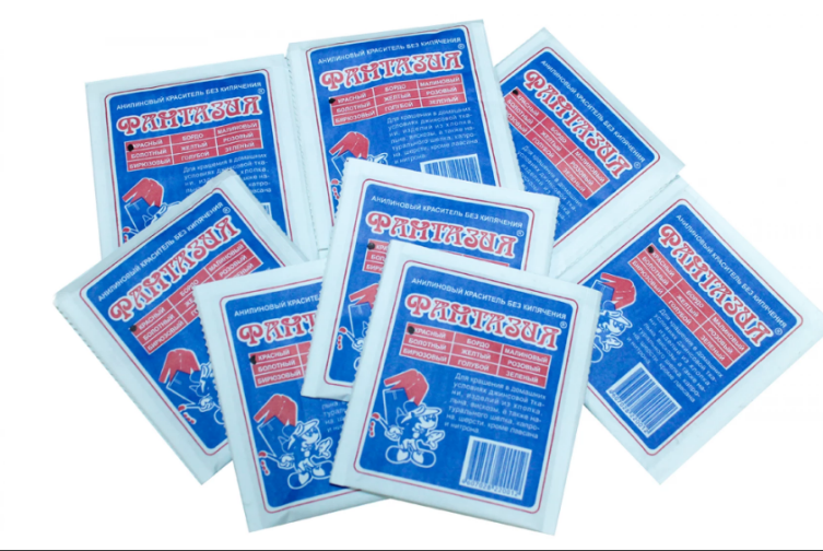 Краситель для одежды Фантазия на 1кг/12гр Краситель для одежды Фантазия на 1кг/12гр