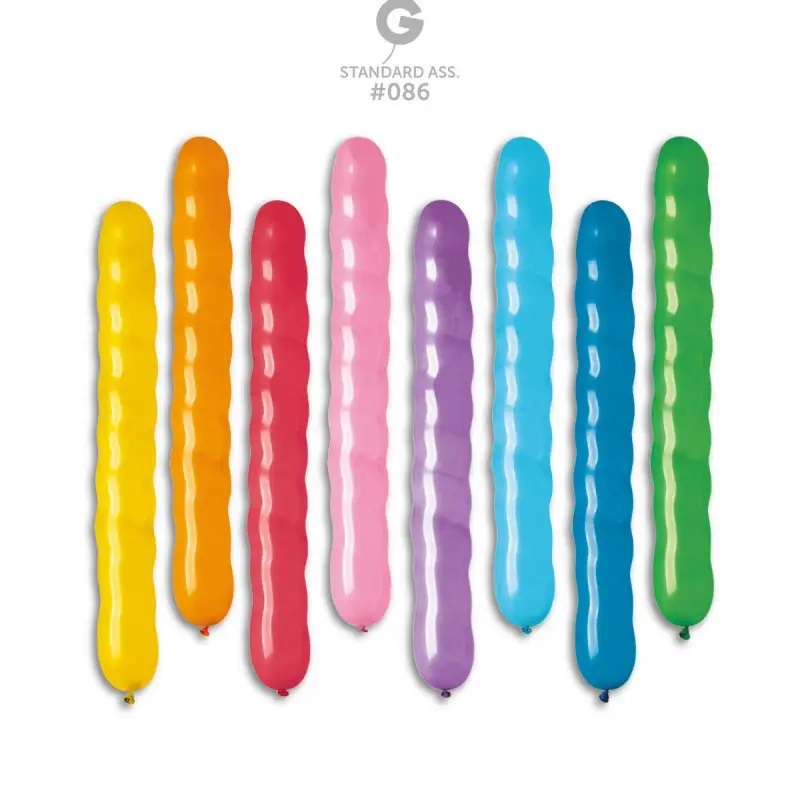 Воздушные шары спиральные ассорти (100шт) Воздушные шары спиральные ассорти (100шт)