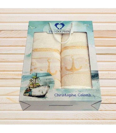 Набор полотенец Two Dolphins bukle 2-ка (л+б) colomb (в ассортименте) Набор полотенец Two Dolphins bukle 2-ка (л+б) colomb (в ассортименте)