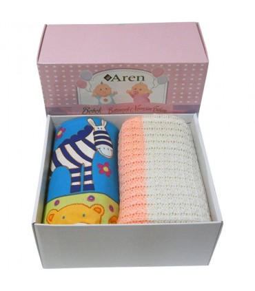 Постельное белье AREN BEBE с вязаным пледом Турция, в ассортименте Постельное белье AREN BEBE с вязаным пледом Турция, в ассортименте