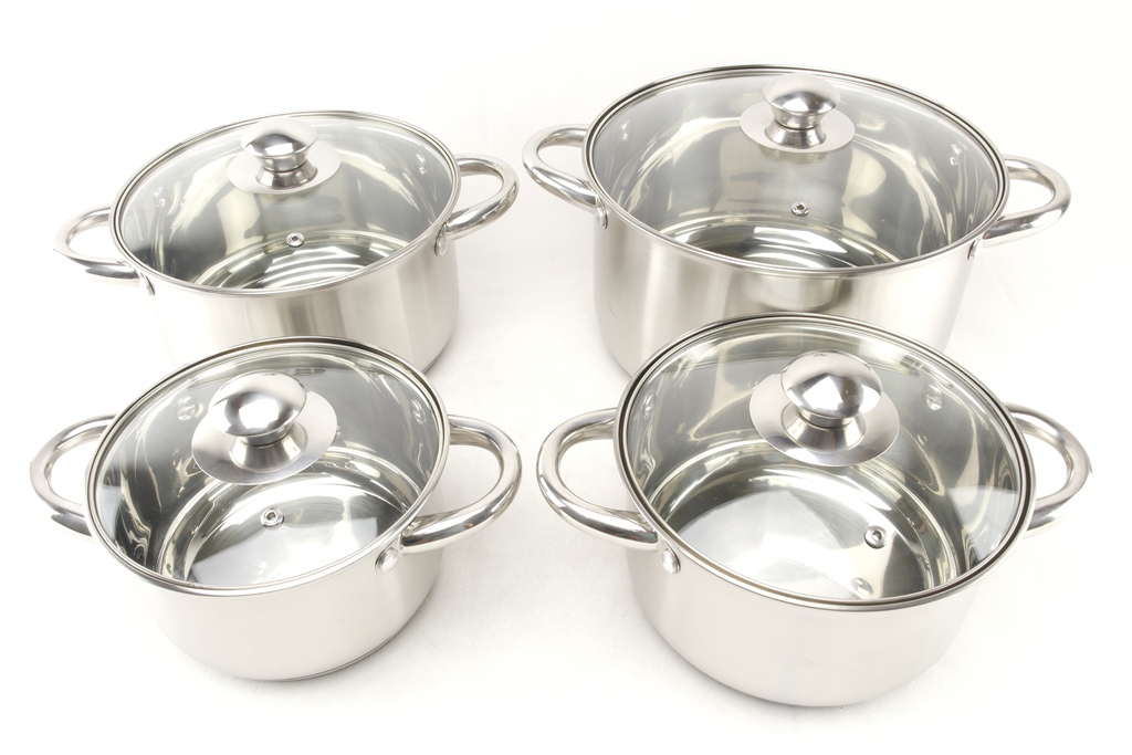 Набор кастрюль (8 предметов) А-Плюс 1296 Набор кастрюль (8 предметов) А-Плюс 1296