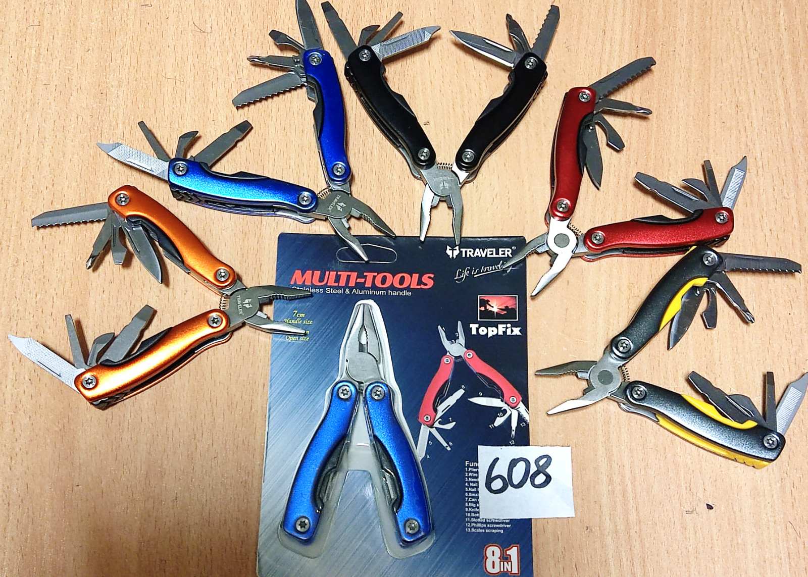 Многофункциональный нож (мультитул) Traveler MT-608 Многофункциональный нож (мультитул) Traveler MT-608