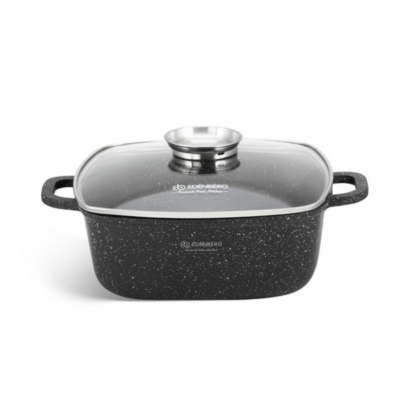 Казан EDENBERG EB-8112 (3,7 л, 26см, квадратный, гранитный) Казан EDENBERG EB-8112 (3,7 л, 26см, квадратный, гранитный)