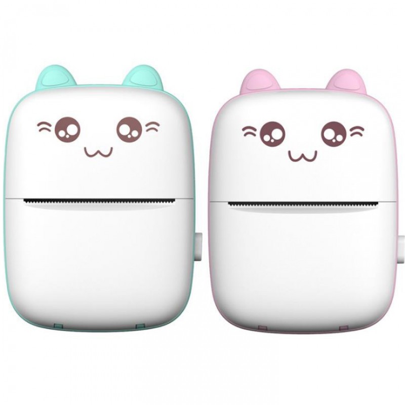 Портативный детский принтер TERMO Mini printer с термопечатью Портативный детский принтер TERMO Mini printer с термопечатью