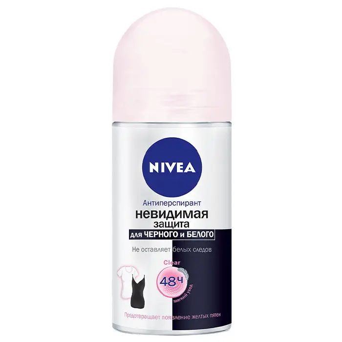 Дезодорант Nivea Clear Черное и белое Невидимый 50 мл Дезодорант Nivea Clear Черное и белое Невидимый 50 мл