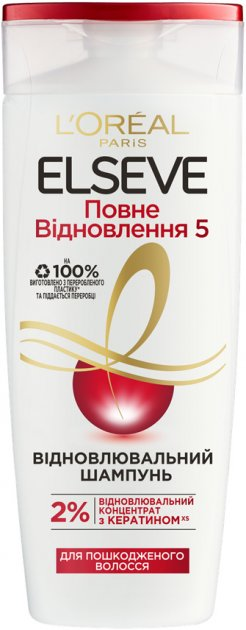 Шампунь L’Oreal Paris Elseve Повне Відновлення-5 400мл Шампунь L’Oreal Paris Elseve Повне Відновлення-5 400мл