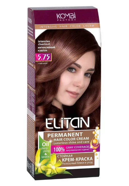 Крем-краска ETILAN интенсив №5.75 Интенсивный каштан Jee Cosmetics Крем-краска ETILAN интенсив №5.75 Интенсивный каштан Jee Cosmetics