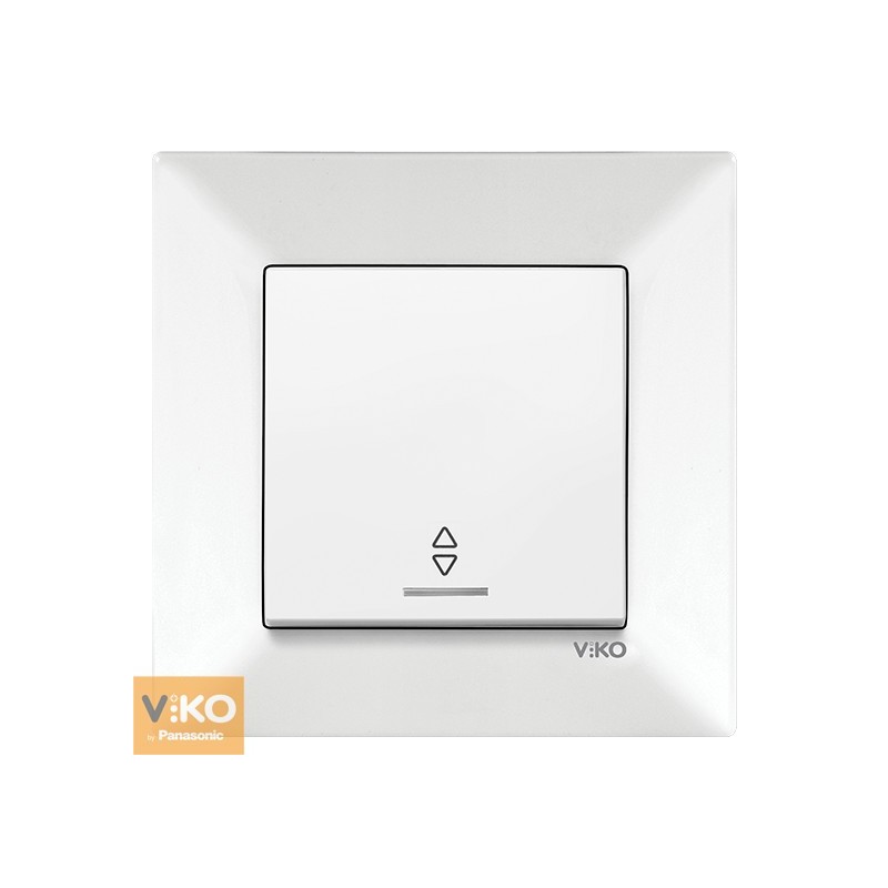 Выключатель 1 кл. прох. с подсветкой белый Meridian Выключатель 1 кл. прох. с подсветкой белый Meridian