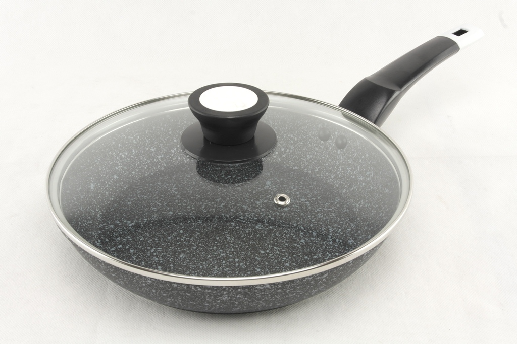 Сковорода 24 См с Крышкою, Гранитное Покрытие A-PLUS 1481 Сковорода 24 См с Крышкою, Гранитное Покрытие A-PLUS 1481