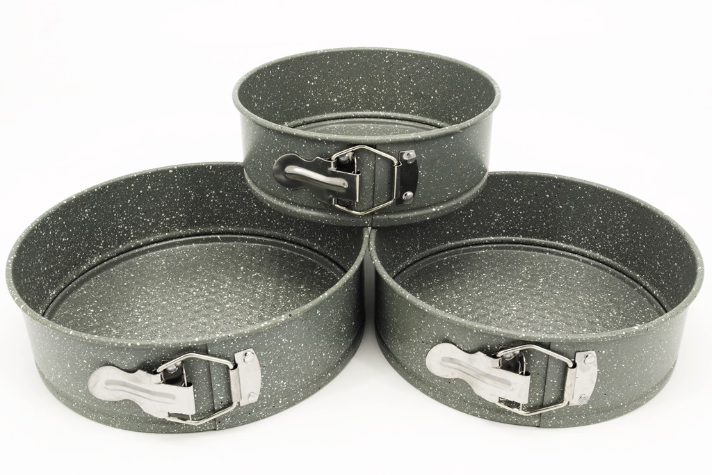 Набор Круглых Разборных Форм Для Торта 3 Шт A-PLUS 0034 Набор Круглых Разборных Форм Для Торта 3 Шт A-PLUS 0034